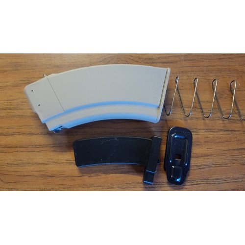 Bulgarian AK-47 Tan Tanker 10/20 10Rd or 15/20 15Rd Poly Blocked Mag 