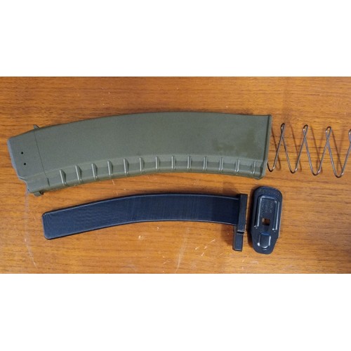 Bulgarian AK-74 5.56x45mm/.223 OD Green 10/45 10Rd or 15/45 15Rd Poly Blocked Mag