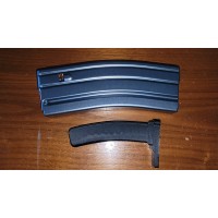 Guntec USA Anodized Gray Aluminum AR 15 .223/5.56 10/30 10Rd or 15/30 15Rd Blocked Mag