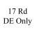 17Rd Blocked DE Only 